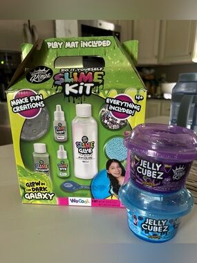 Compound Kings DIY Slime Kit and 2 Jelly Cube bundle 3-pc NEW SEALED